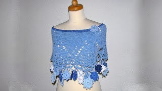 Free Simple Crochet Poncho Easy Crochet Poncho For Child [upl. by Airtap]