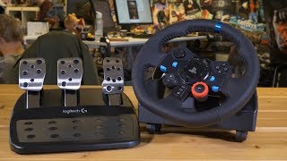 Logitech G29 Driving Force Racestuur  Hardware Unboxing [upl. by Yelnikcm52]