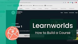 How to Build a Course in Learnworlds  A Brief Tutorial [upl. by Anierdna721]