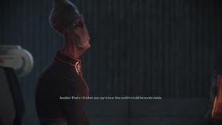 Mass Effect 1 Legendary Edition Shepard Tells Anoleis About The Rachni [upl. by Nnaeed]