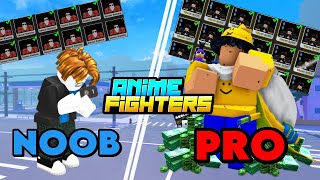 Anime fighters simulator Noob to Pro🤩🤑 [upl. by Yentroc]