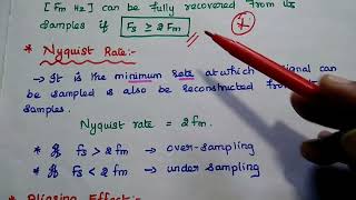 DSP  Sampling Theorem in Tamil  Aliasing Digital Signal Processing  Signals and Systems [upl. by Fabyola304]