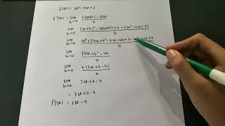 Derivatives of fxx²4x7 [upl. by Mahseh]