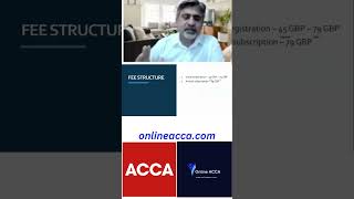 ACCA Exam Fee Structure ACCA exam fee course career ACCA [upl. by Valeda]