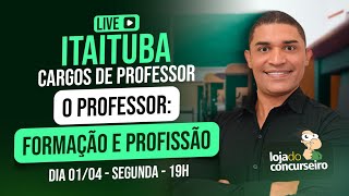 LIVE ItaitubaPa  Concurso de Professor  DIDÁTICA  Thiago Cruz  0104  19h00 [upl. by Dennet]