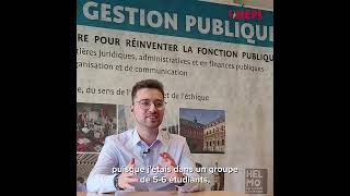 Témoignage Marvin Beaufays  Master en gestion publique [upl. by Mensch122]