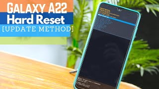 How To Hard Reset Samsung Galaxy A22  PatternPIN Unlock [upl. by Eeladnerb92]