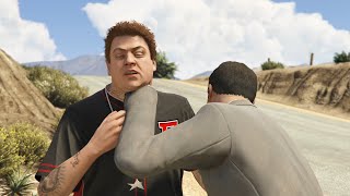 GTA 5 Michael Kills His Son Jimmy after he betrayed him [upl. by Burnham689]