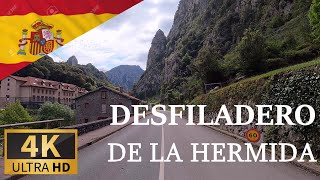 DRIVING DESFILADERO DE LA HERMIDA PotesFuente Dé Cantabria Asturias SPAIN I 4K 60fps [upl. by Ydissac]