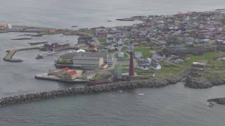 Bleik Andøya Andenes Fyr Rakettskytefelt Orionfly  Flying Over Norway [upl. by Seltzer826]