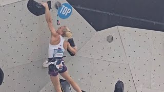 IFSC WORLD CUP Koper 2024 Womans Lead Qualification W1 Janja Garnbret leadclimbing ifsckoper [upl. by Rednave]