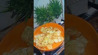 Sweet potato chips youtubeshorts food cooking recipe [upl. by Muhan]