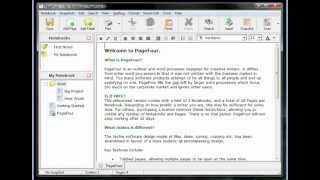 PageFour Software for Writers  An Introduction [upl. by Nosretep]