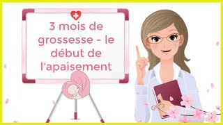 3 mois de grossesse 🩺📅 le début de lapaisement 🔕🎗 [upl. by Poppas711]