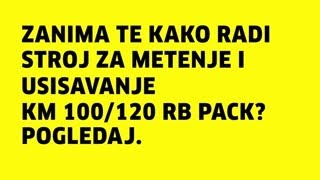 Upoznaj Kärcherov stroj za metenje i usisavanje KM 100120 R Bp Pack [upl. by Mazlack]