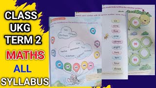 Ukg Class Maths Syllabus  Ukg Class Term 2 Maths All Syllabus  Maths  Maths Syllabus  Syllabus [upl. by Assennav]