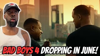 ITS HERE BAD BOYS 4 RIDE OR DIE MOVIE TRAILER REACTION [upl. by Acirat355]