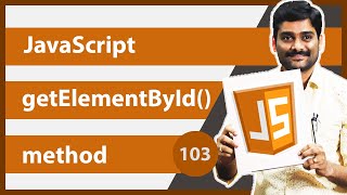 JavaScript documentgetElementById method  JavaScript Tutorial 103 [upl. by Terese]