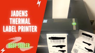 JADENS Bluetooth Thermal Label Printer Review Manual  How to use JADENS Thermal Label Printer [upl. by Arno107]