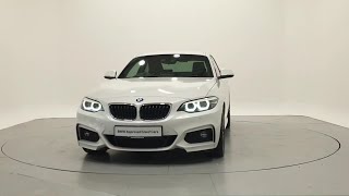 191L3744  2019 BMW 2 Series 220d M Sport Coupe 31950 [upl. by Lajes608]