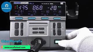 SUGON 8650 PRO Upgraded Hot Air Gun Soldering Rework Station [upl. by Arakal737]