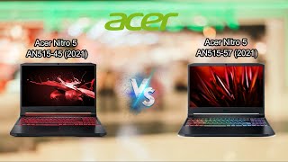 Acer Nitro 5 AN51545 2021 vs Acer Nitro 5 AN51557 2021  AMD and Intel variants [upl. by Milewski]