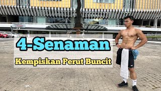 4 Senaman Kempiskan Perut Buncit [upl. by Calica40]