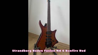 Strandberg Boden Fusion NX 6 Bonfire Red REVIEW [upl. by Llen287]