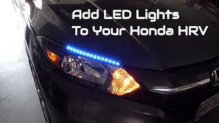 HRV 2016 LED Headlight Strips [upl. by Woodberry]