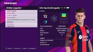 ADOLFO GAICH SAN LORENZO PES 2020 [upl. by Nugent]