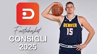 DUNKEST 2025 I MIEI CONSIGLI PER IL FANTABASKET [upl. by Thurmond972]