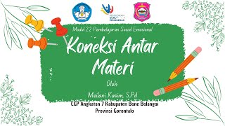 22a8 Koneksi Antar Materi  Modul 22  Pembelajaran Sosial dan Emosional [upl. by Naillimixam]