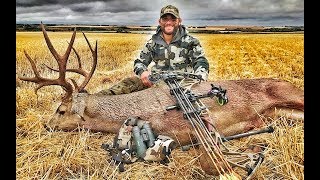 CHAD MENDES ARROWS HIS FIRST DROP TINE BUCK IN ALBERTA THE FEVER [upl. by Farland]