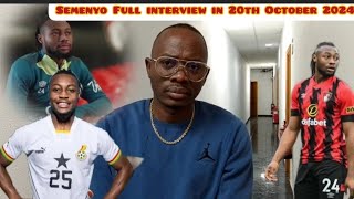 Anthony Semenyo full interview 20th October 2024 [upl. by Julianna]