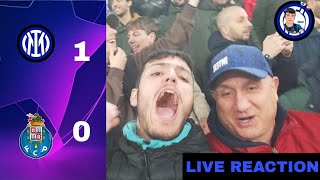 LUKAKUUU INTERPORTO 10  LIVE REACTION TIFOSI INTERISTI DA SAN SIRO [upl. by Madelle482]