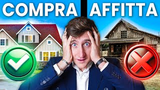 Conviene COMPRARE CASA  fare MUTUO o rimanere AFFITTO [upl. by Aehtrod668]