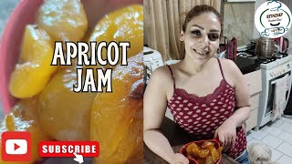 how to cook Apricot jam recipe homemade tutorial step by step [upl. by Solorac]