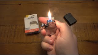 NEW Zippo Brand Soft Flame Butane Insert Is The BEST Insert YetHas A Great Original Zippo Feel [upl. by Aehtorod392]