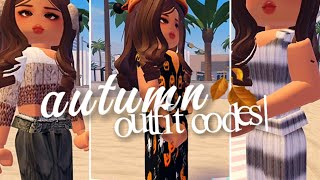 AUTUMN OUTFIT CODES FOR BERRY AVE amp BLOXBURG [upl. by Sirromad503]