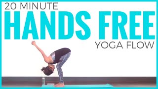 20 minute Hands Free Yoga for Sore Wrists Elbows Shoulders  Sarah Beth Yoga [upl. by Claudie]