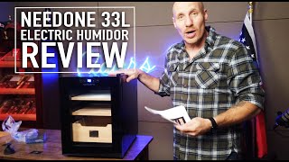 Needone 33L Electric Humidor Review [upl. by Hemphill]