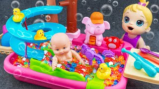 75 Minutes Satisfying with Unboxing Cute Toys Collection Mini Swimming Pool Slide  Review Toys [upl. by Gaby]