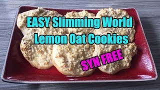 EASY Slimming World Lemon Oat Cookies  SYN FREE [upl. by Zehcnas400]