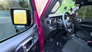 2022 Jeep wrangler Willys with 12k miles Tuscadero pink [upl. by Cynthy984]