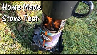 Home Made Stove Test [upl. by Ylac]