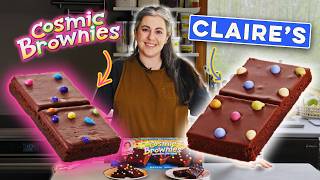 I Tried Making Homemade Cosmic Brownies  Claire Recreates [upl. by Jobina]