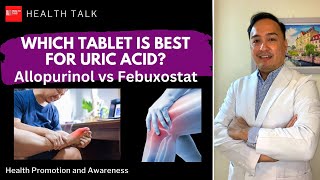 Which tablet is best for Uric Acid Allopurinol vs Febuxostat [upl. by Aiello]