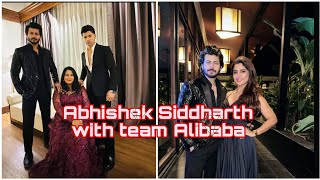 Abhishek Nigam Siddharth Nigam reunion with sayantani ghosh and Alibaba team siddharthnigam [upl. by Jannery837]