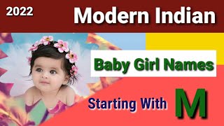 Hindu Baby Girl Names Starting With M With Meanings  Indian Baby Girl Names Starting With M Letter [upl. by Flanna]