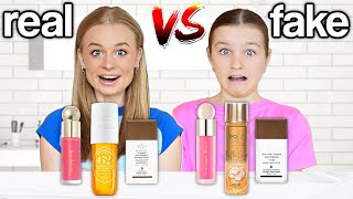 Using ONLY REAL or FAKE Viral SEPHORA Products [upl. by Yrebmik]